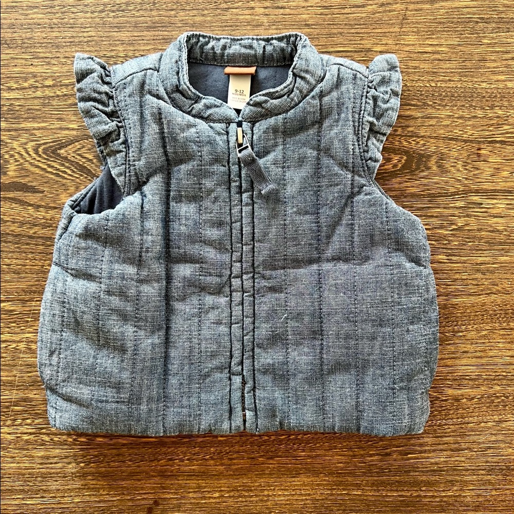 Tea Collection Chambray Jean Vest
